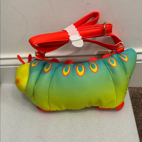 Loungefly Pixar bugs life heimlich crossbody bag & card holder wallet NWT - Picture 4 of 7